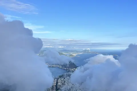 View from Corcovado above the clouds