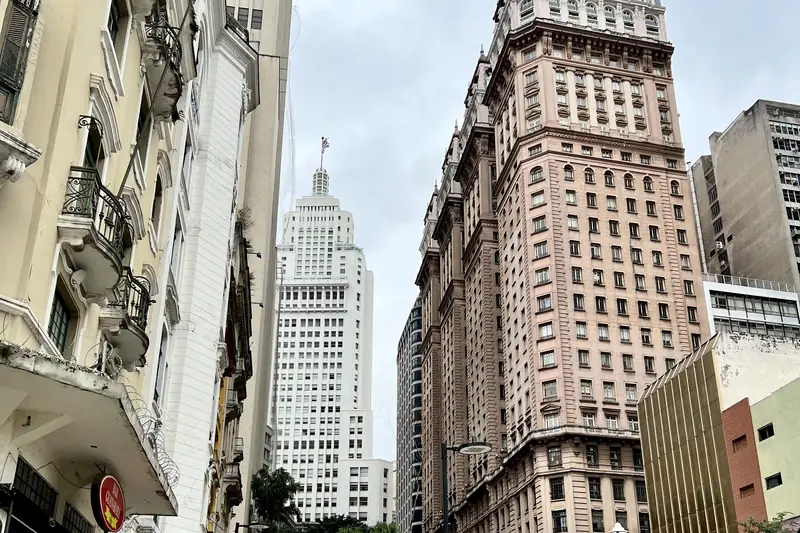 Strada nel centro di San Paolo